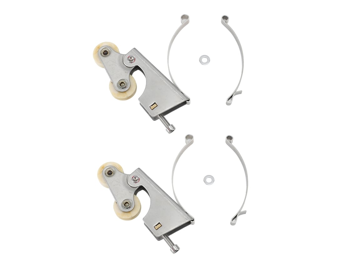 2 Ruedas De Acero Inoxidable Con Núcleo De Cobre Para Puertas Correderas De Armarios De Baño