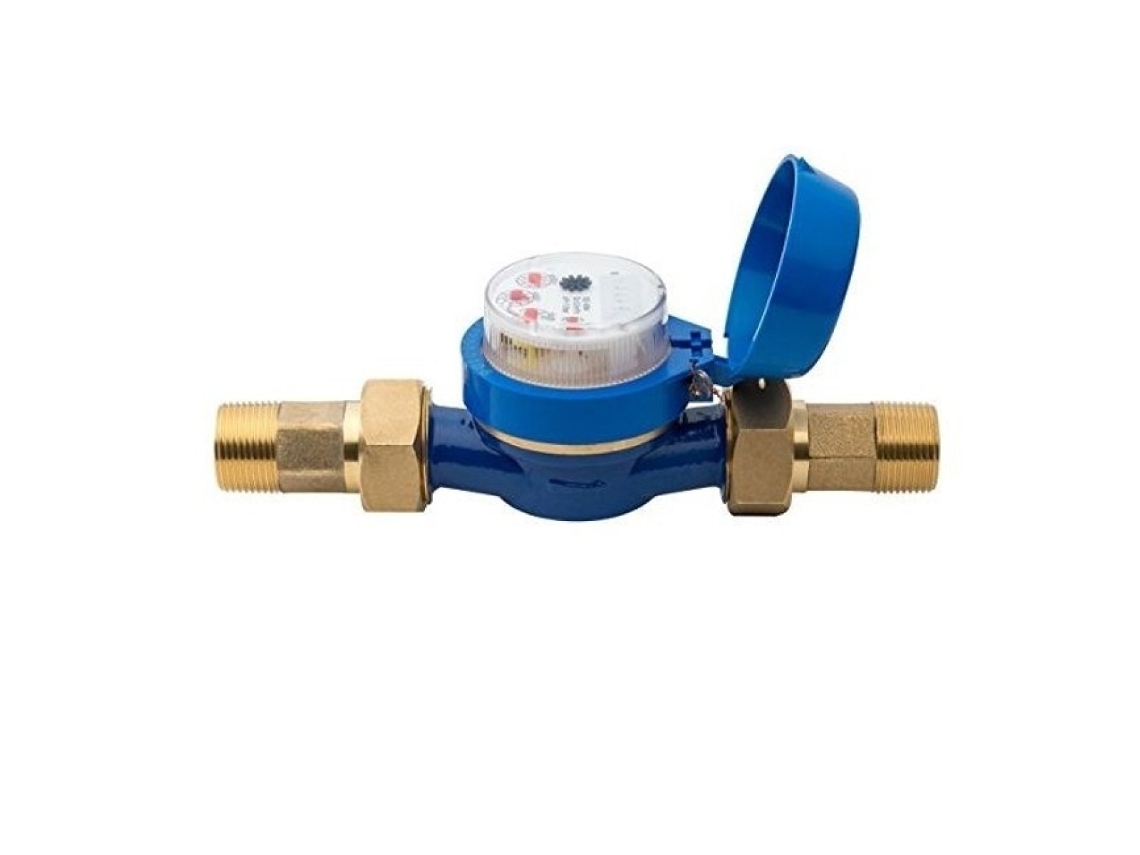 Contador Hunter 3/4 Dn20 Hydrawise Contador De Riego Hunter Para Programadores Hydrawise. Rosca 3/4. Incluye Emisor De Pulsos Cada 1 Litro. permite