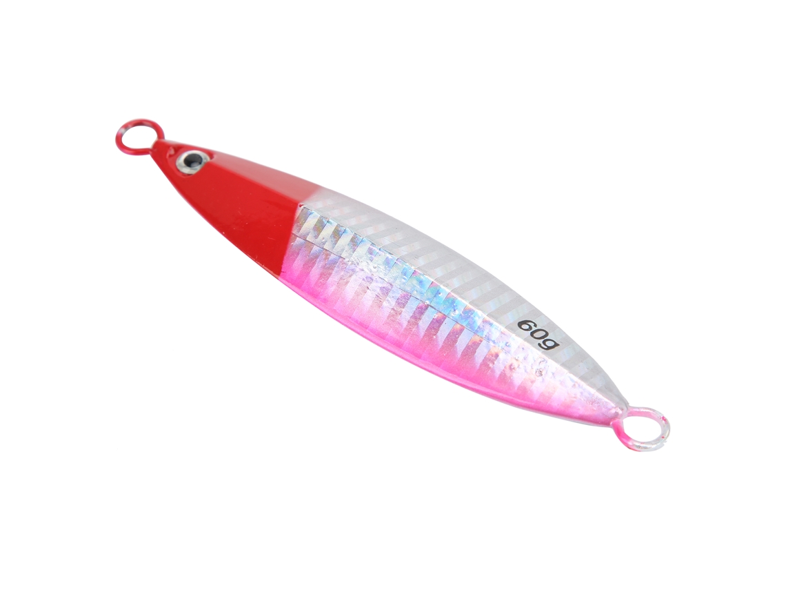 Señuelo Artificial De Metal Con Forma De Pez Y Cabeza Roja, 60 G, Accesorio De Pesca.