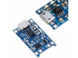 Cargador de batería de iones de litio Micro USB de 5 V y 1 A – Protección contra sobredescarga | Precisión del 1,5 % | Indicador LED