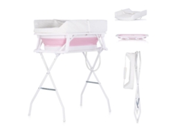 Bañera Con Soporte Y Cambiador Sonata De Chipolino - Pink