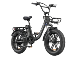 Bicicleta eléctrica Engwe L20 Boost de 250 W, batería de 48 V y 13 Ah, autonomía de hasta 126 km, neumáticos anchos de 20x4”, sensor de par, botón Boost de 75 Nm, Shimano de 7 velocidades.