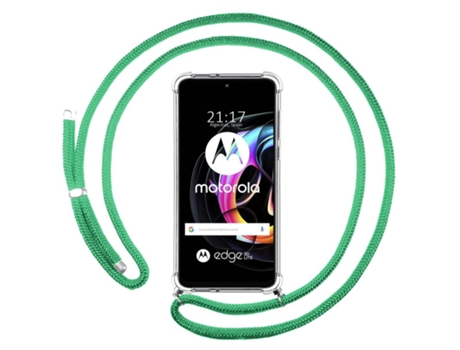 Carcasa Motorola Edge 20 Lite TUMUNDOSMARTPHONE Colgante Verde