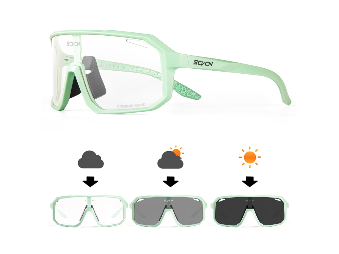 Gafas de ciclismo fotocromáticas unisex MDUG con protección UV400 (estilo 28)