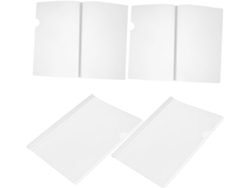 Juego De 10 Carpetas Transparentes B5 Para Informes Con Barra Deslizante, Carpetas De Plástico