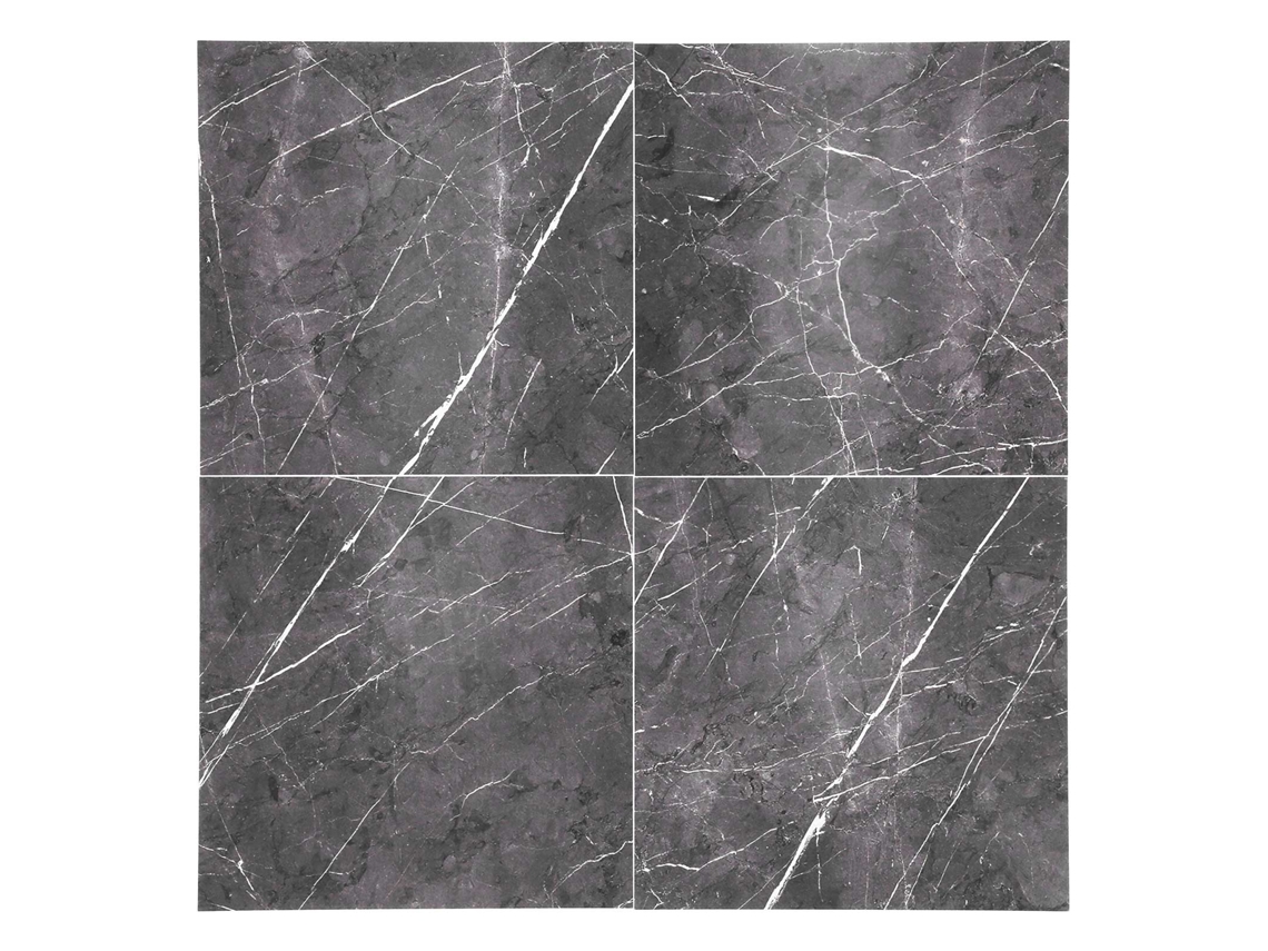 Baok - 4 piezas de adhesivos autoadhesivos de PVC gruesos e impermeables para azulejos de cocina y baño, 30x30cm, Dlsf02, color café oscuro