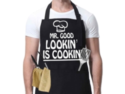 GIGIKILL Avental De Cozinha Masculino Com Bolsos Aventais Ajustáveis Masculinos Presentes De Cozinha Para Homens Aventais De Chef Alça De Pescoço Ajustável