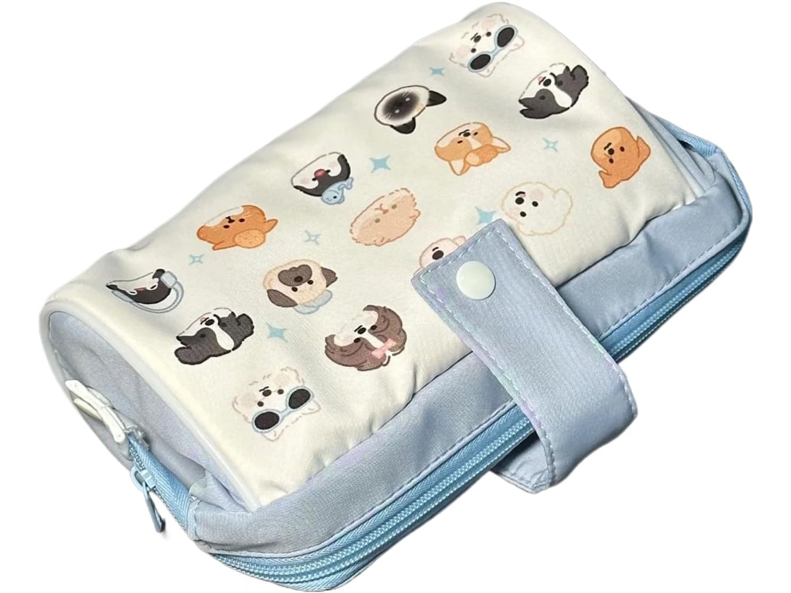 Estuche de gran capacidad para lápices, organizador multifuncional con asa para adolescentes y juguetes Vayotoy