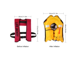 Chaleco Salvavidas Inflable Para Adultos, Chaleco De Seguridad Para Deportes Acuáticos, Natación Y Pesca.