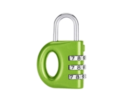 Candado de seguridad antirrobo con combinación numérica para mochilas y maletas. Dam