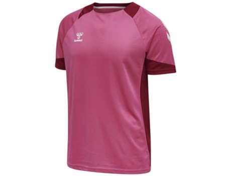 Camiseta de Hombre para Fútbol HUMMEL Lead Poly Rosa (16)