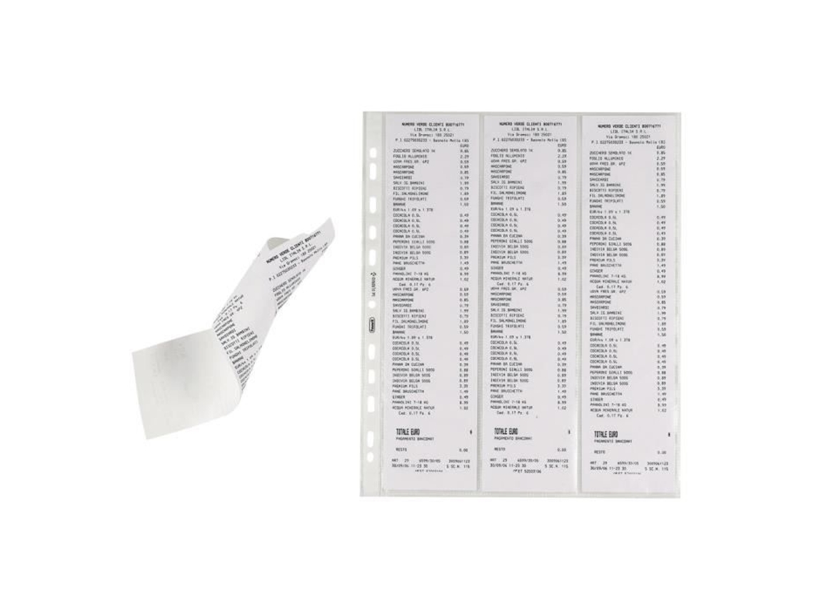 Bolsa perforada lineal favorita 70 x 300 mm para 6 paquetes de hojas transparentes 10