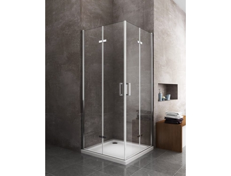 Cabina de Ducha GIORGY Ducha Angular Reversible Plegable - 90x100