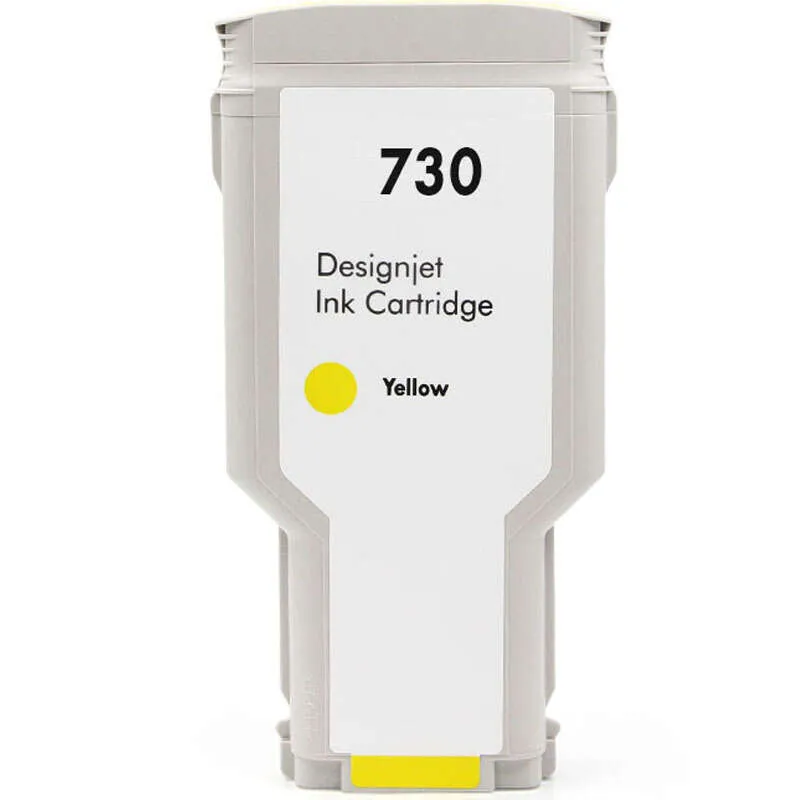 HP 730 Amarillo Cartucho de Tinta Generico Reemplaza P2V70A/P2V64A
