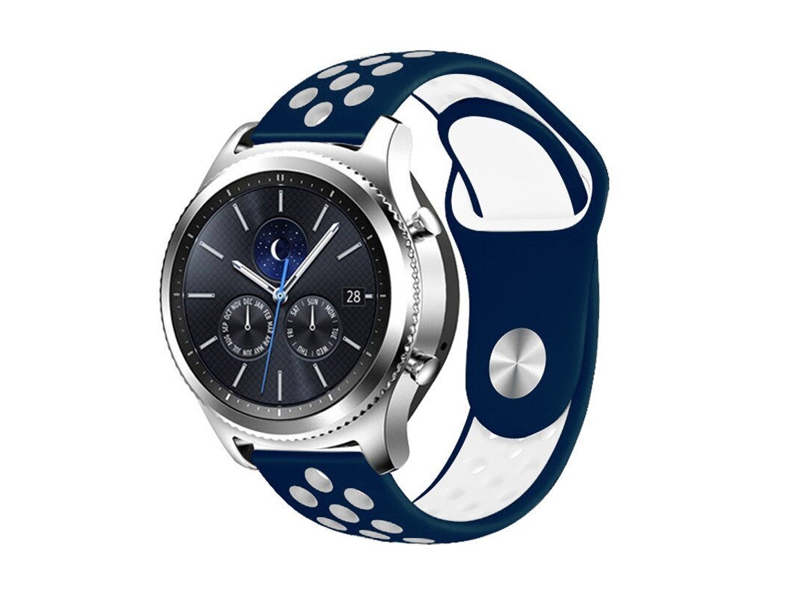 Correa Sportystyle Phonecare Para Oneplus Watch 4 - Azul Oscuro / Blanco
