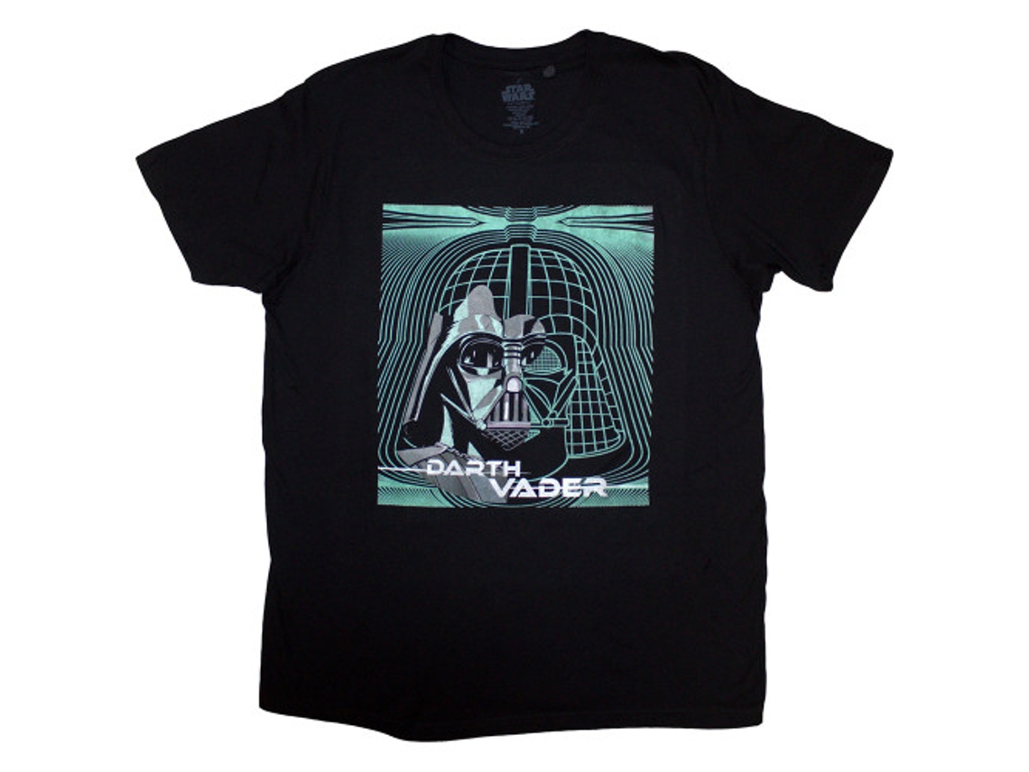 Rockinstone Star Wars 'vader Grid Mask' (black) Camiseta Unisex--xxxl