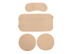 Kit De 4 Bolsas Reutilizables De Aceite De Ricino Con Sobre Y Correas.