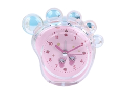 Reloj digital con alarma LED RGB de 5,5 pulgadas, modo de atenuación de espejo USB