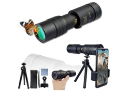 Telescópio Monocular 10 30040 Zoom De Alta Potência Mini Portátil Preto Saisiyiky