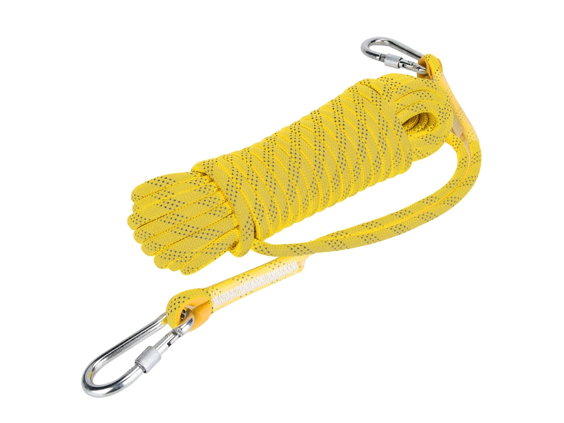 Cuerda De Escalada Para Exteriores De 10 Mm, Cuerda De Supervivencia Segura, Color Amarillo, 30 M