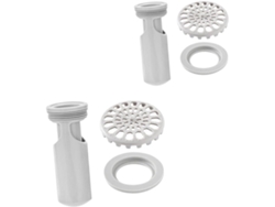 Juego de 2 desagües para baño y cocina con filtro CHABERLU