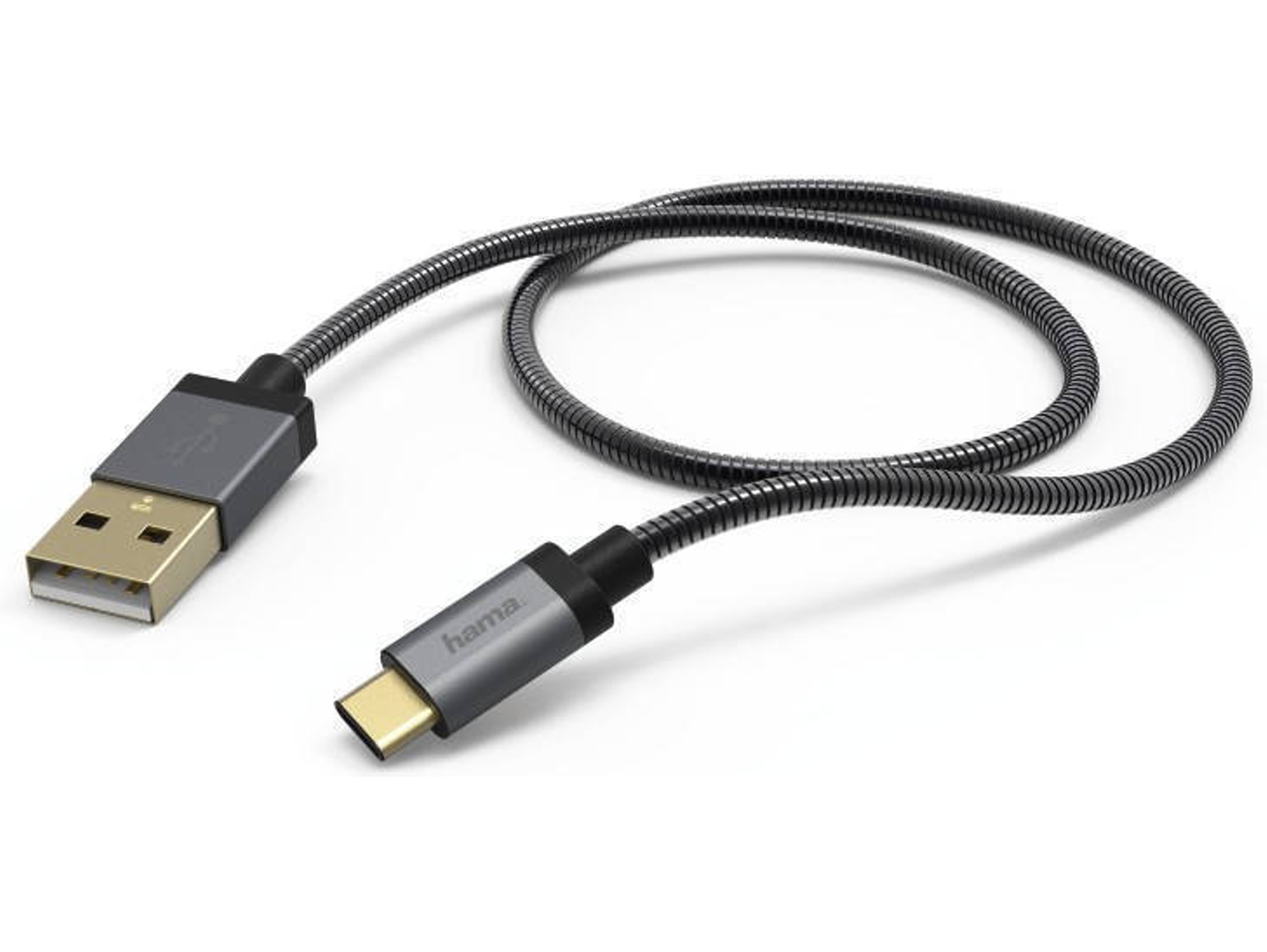 Cable USB HAMA (USB-C - USB-C - 1.5 m - Negro)