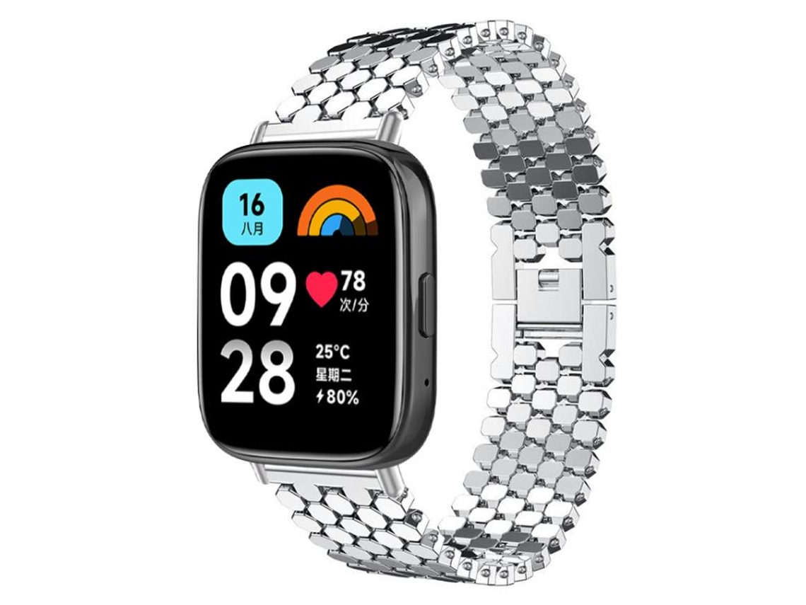Pulsera para Redmi Watch 3 Active / Lite - Metal - Textura de escamas de pez