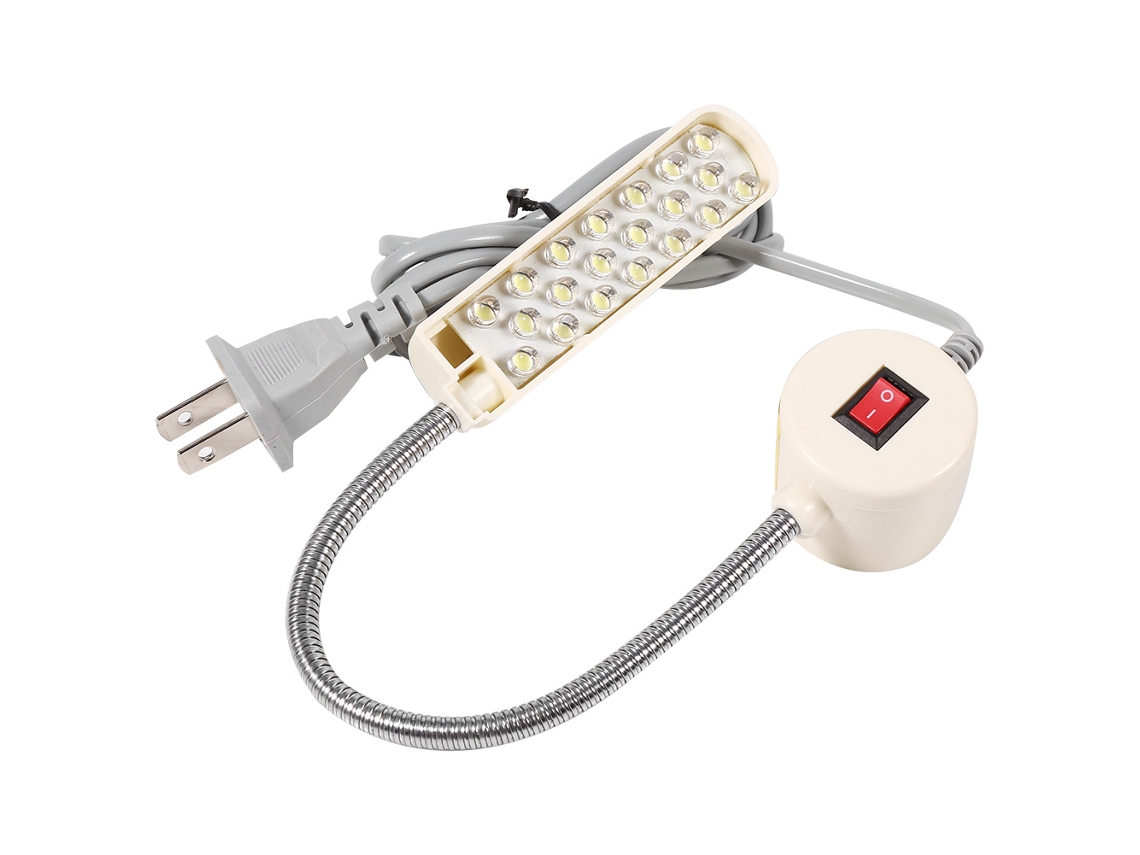 2026-luz Para Máquina De Coser Con Base Magnética Y Cuello De Cisne, 20 Led, Flexibles Y Montaje Práctico