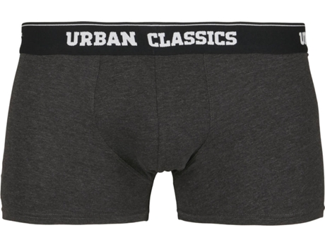 Boxers URBAN CLASSICS Algodón Hombre (M - Negro)