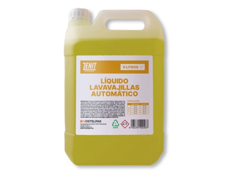 HOSTELPAK 5L Líquido lavavajillas automático líquido máquina lavavajillas Productos de limpieza Menaje Limpieza vajilla automática Limpieza profesi...