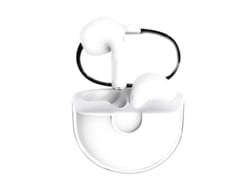 Auriculares Inalámbricos Bluetooth Con Cancelación De Ruido, Resistentes Al Agua, Estéreo, Diseño Ergonómico Para Deportes Al Aire Libre, Color Blanco M6mini
