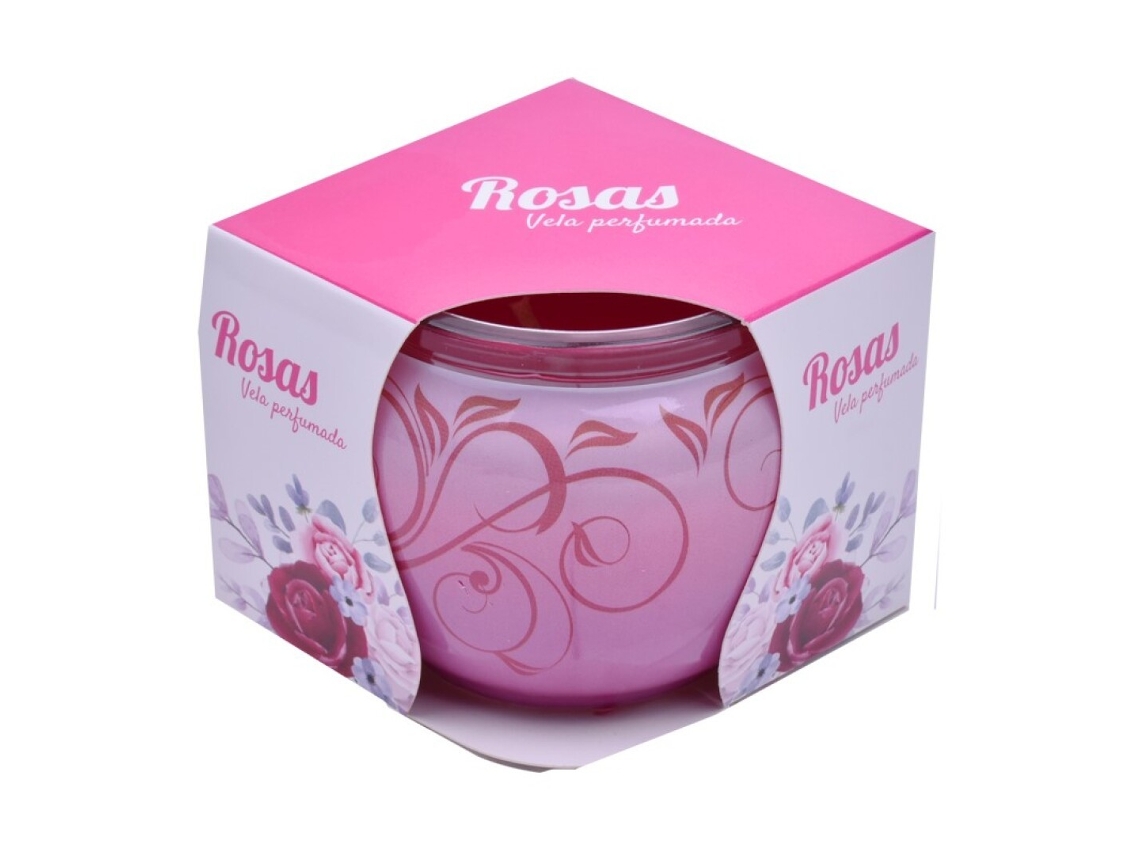 Vela de Vaso Rosa SK