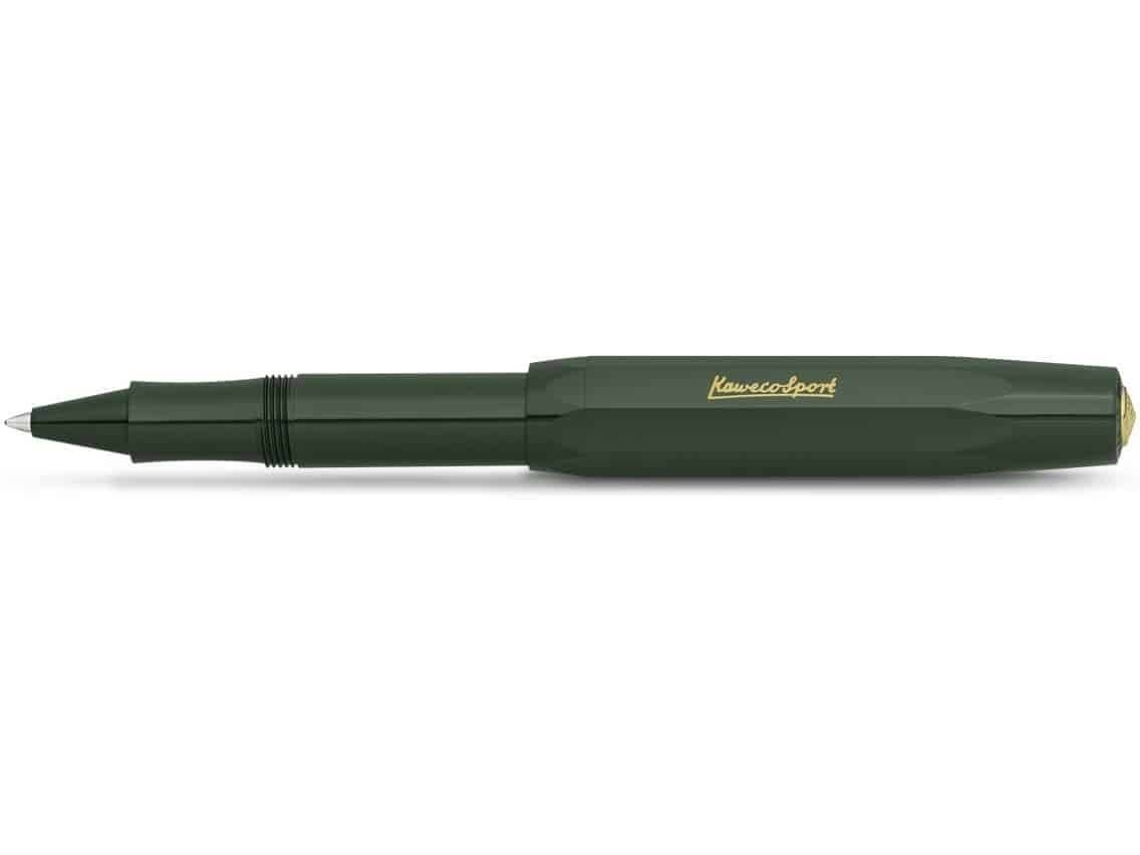 Bolígrafo de Punta Redonda KAWECO Classic Sport Verde (0,7 mm - Negro)