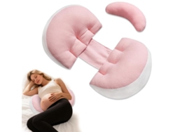 Almohada De Embarazo Henten Home De Espuma Viscoelástica Para Dormir De Lado (rosa)