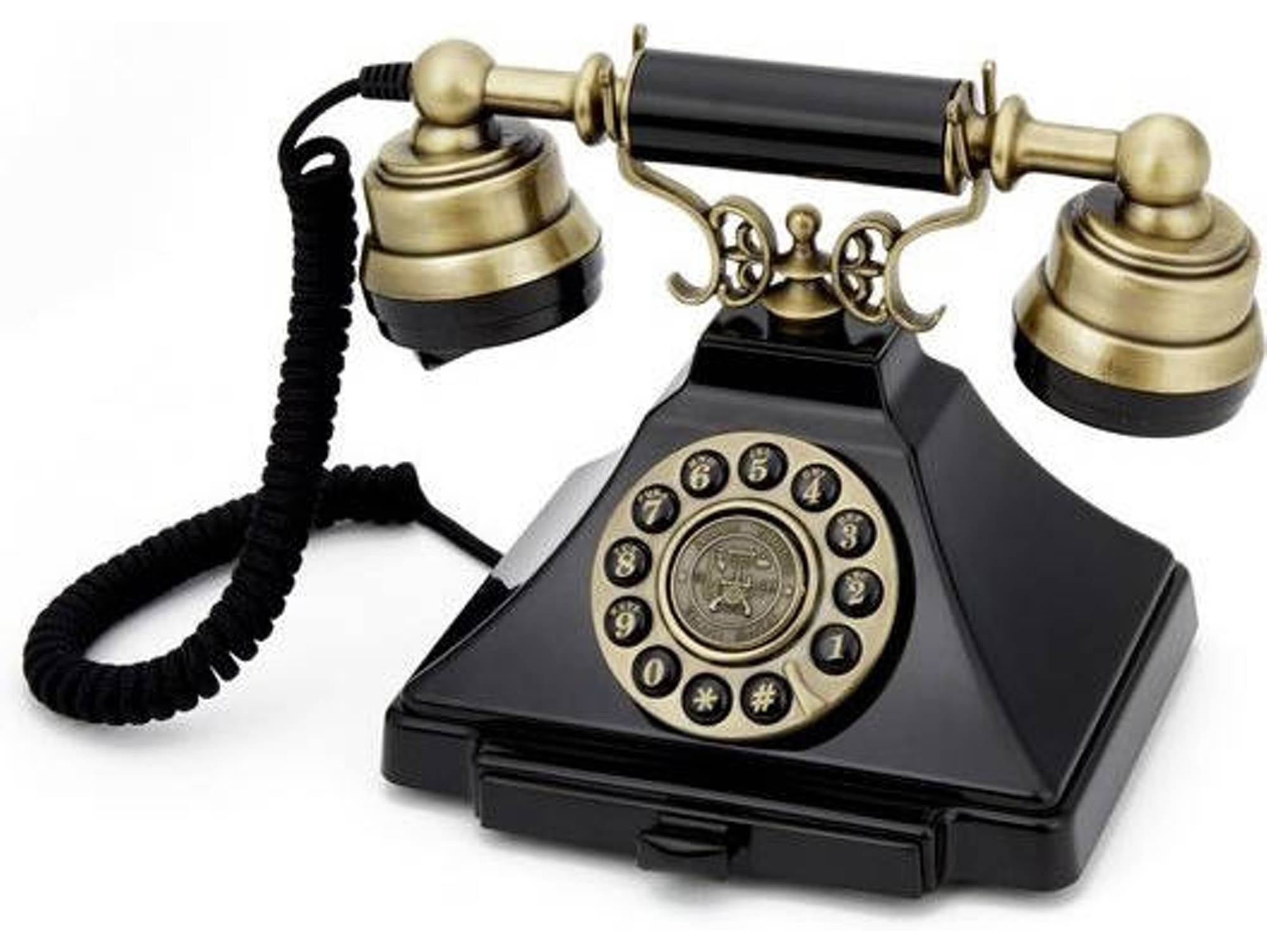 Teléfono Fijo GPO RETRO Duke Negro