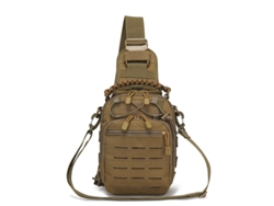 Mochila Portátil Para Bicicleta, Ideal Para Actividades Al Aire Libre, Con Correa Para El Hombro Y Estampado De Camuflaje.