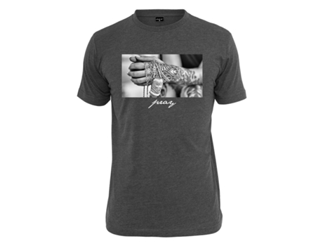 Camiseta para Hombre MISTER TEE (XL - Gris)