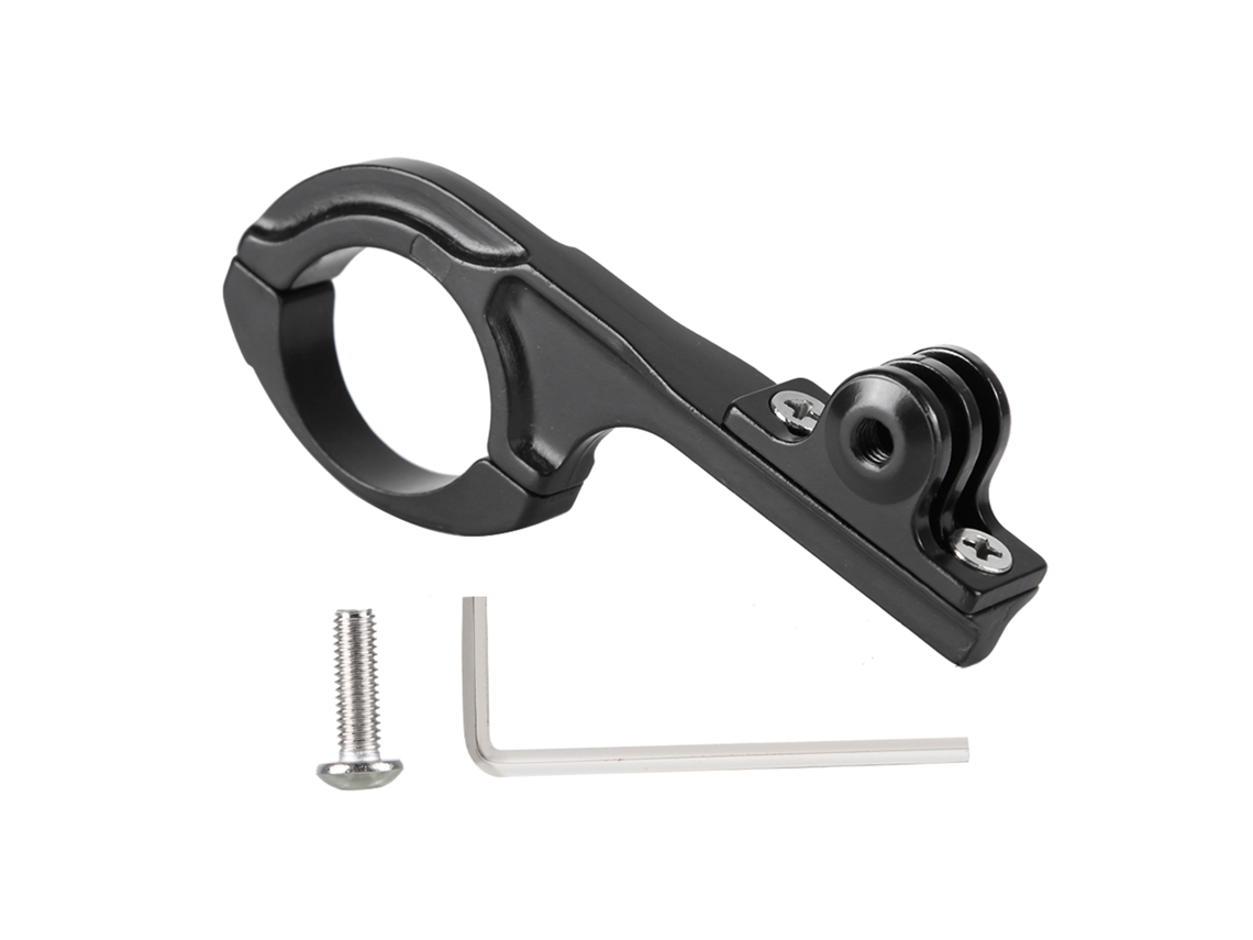 Soporte para bicicleta en forma de Q para GoPro y cámara con manillar, soporte universal para bicicleta.