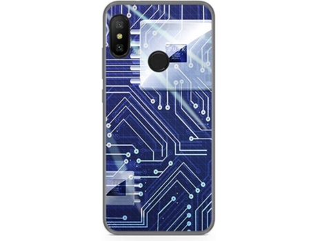 Carcasa Xiaomi Mi A2 Lite TUMUNDOSMARTPHONE Circuito Multicolor