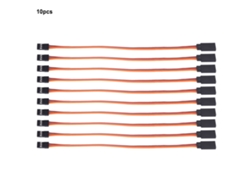 10 Cables De Extensión Jr De 500 Mm Macho A Hembra Para Servo, Compatibles Con Coches, Aviones Y Helicópteros Rc Futaba.
