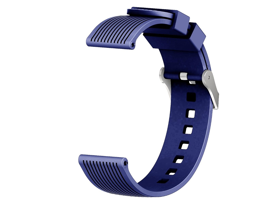 Correa de silicona texturizada a rayas de 20 mm para relojes inteligentes Garmin Move Luxe/Move Style/Move 3/Move Venu Ly Ebike