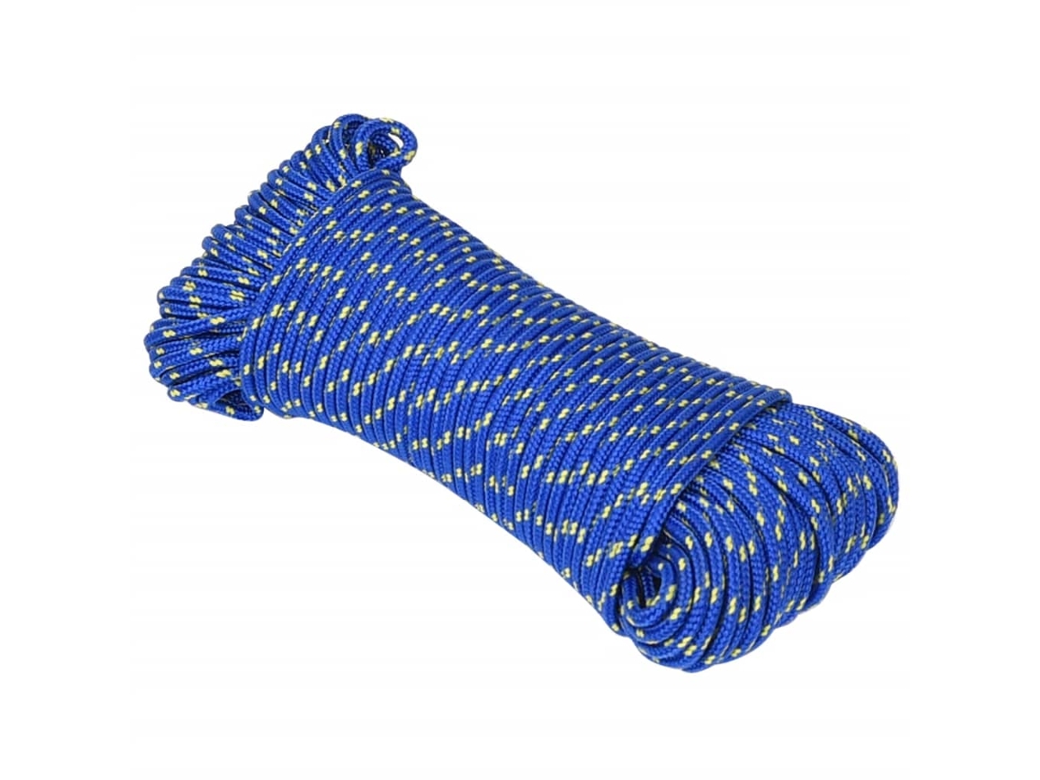 Cuerda para barcos de 5 mm, 25 m, polipropileno azul HARLANV1