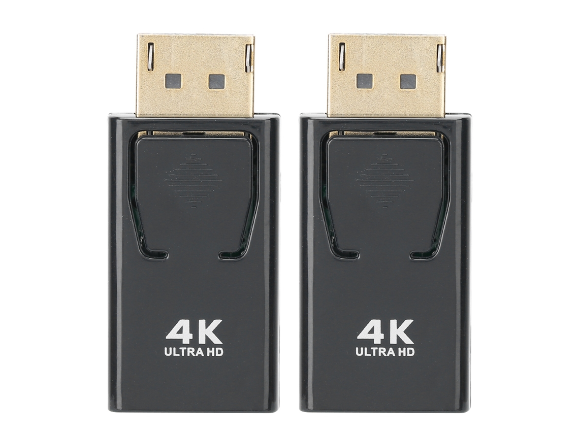 2 Adaptadores Displayport Macho A Hdmi Hembra 4kx2k Para Hdtv, Pc Y Ordenador