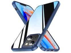 Cubierta Protectora Transparente Ultradelgada Antideslizante De Pc+tpu Para Iphone 13 De 6,1 Pulgadas