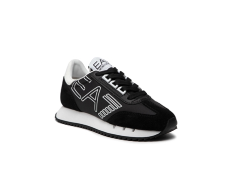Zapatillas de Hombre EA7 EMPORIO ARMANI Snk Nylon+Cow Suede+ Negro (Talla: 43)