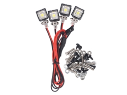 Faro Led Para Coche Rc Crawler Redcat Scx10 90046 Axial 1:10 - Brillante