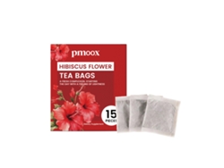 Té de hibisco fresco, natural y sin azúcar