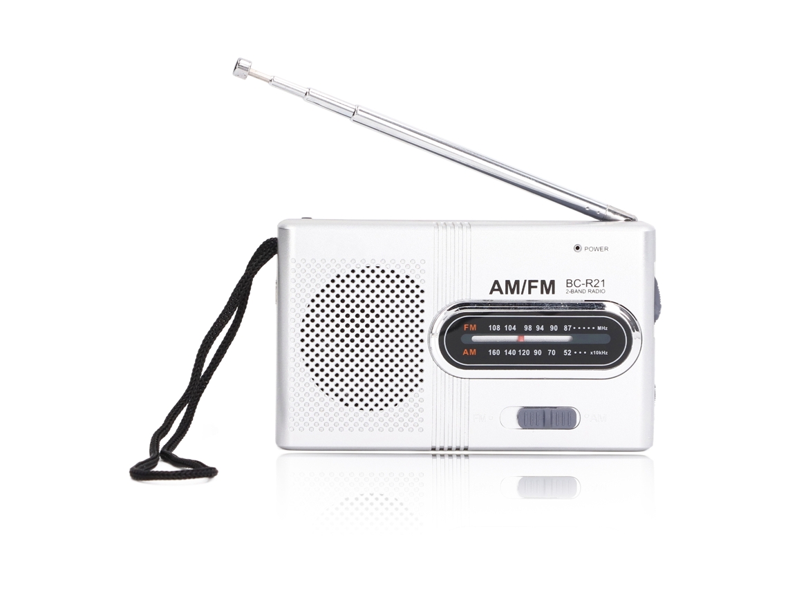 2026-radio Mini Am Fm Portátil Digital Con Función De Memoria Y Ajuste Fácil Bcr21 (2 Pilas Aa)