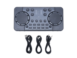 Placa De Som Para Transmissão Ao Vivo Mixer Bluetooth 4.0 Redução De Ruído Para Celular Pc