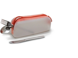 Bolsa de Silicona con Cubiertos de Acero Inoxidable SMARTLUNCH